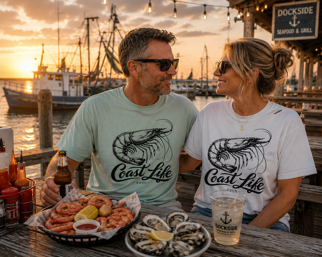 Coast Life Shrimp Tee — GGCD Collection